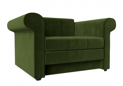 Кресло-кровать Берли Микровельвет Зеленый
