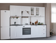 Готовая кухня Адель 2,8м Белый (с газовкой)