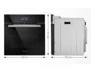 Шкаф духовой электрический MAUNFELD EOEC.566TB