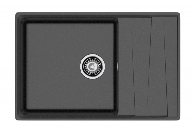 Мойка кухонная GRANFEST GF-LV-760L черный