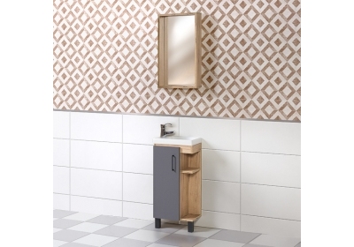 Набор мебели для ванной «Акваль Лофт», 40 см. В2.4.01.4.0.0