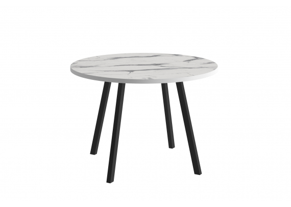 Стол обеденный Эклипс №2 Белый мрамор