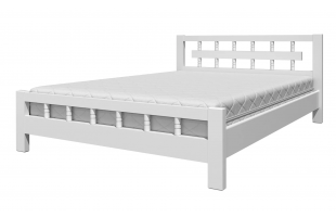 Кровать Натали-5 0,9 Белый античный