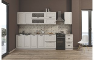 Кухня модульная Агава МДФ 2,6 Лиственница светлая