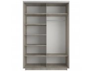 Шкаф-купе Экспресс-2 1200х2200х600 Ясень анкор светлый (ДСП/зеркало)
