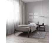 Кровать Каламбрия-1 0,9м черный муар КЛ1.90.200.Ч