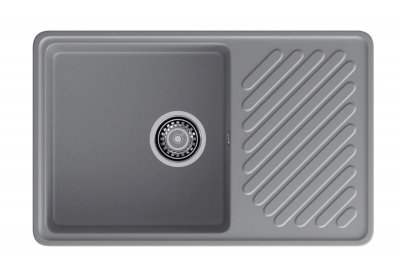 Мойка кухонная GRANFEST QUARZ GF-ZL-52 темно-серый