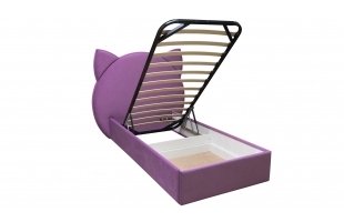 Кровать детская Том 0,9м фиолетовый с подъемным механизмом
