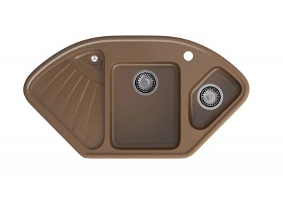 Мойка кухонная GRANFEST GF - C1040E терракот
