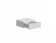 Тумба подвесная Вельвет 1 ящик Белый