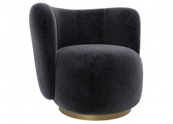 Кресло Лига-072 Велюр TOWER 11 темно-серый