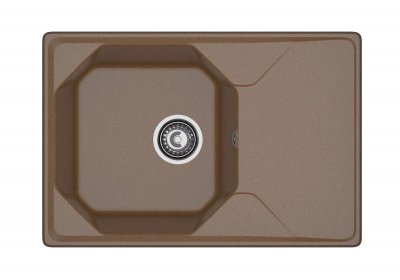 Мойка кухонная GRANFEST GF-U-740L терракот