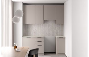 Модульная кухня Лофт кашемир 2,0 м вар. 4