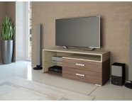 Тумба TV 2 ясень шимо темный/ясень шимо светлый
