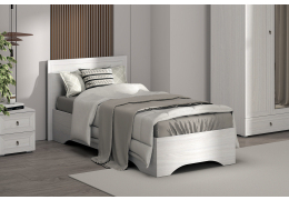 Кровать Алисия 0,9м Анкор светлый