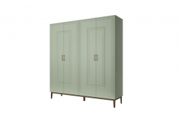 Шкаф 4-створчатый Гориция ШР-4 Зеленый самшит