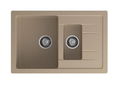 Мойка кухонная GRANFEST GF - Q775KL песочный