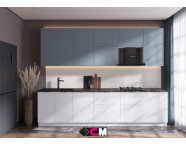 Модульная кухня Кассия 3,0м Венеция скай/Венеция лайт