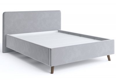 Кровать Ванесса 1,6м светло-серый Столлайн