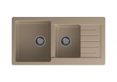 Мойка кухонная GRANFEST GF - P980KL песочный