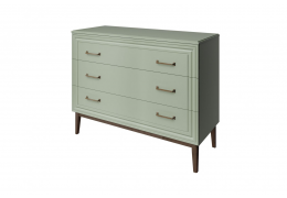 Комод Гориция 3 ящика Зеленый самшит
