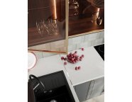 Модульная кухня угловая Перфетта Royal 1,6*2,4 Platinum Grey