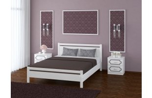 Кровать Вероника-1 1,4 Белый античный