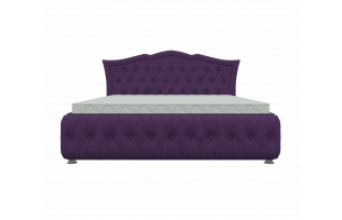 Интерьерная кровать Герда 200 Микровельвет Фиолетовый