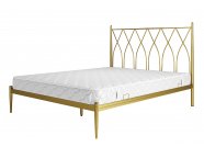 Кровать Альберта 1,4м золотой АБ.140.200.З