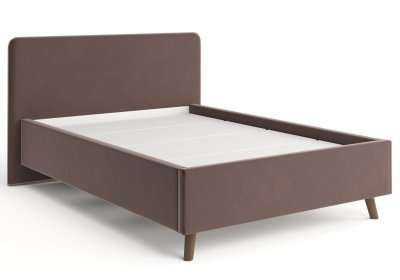 Кровать Ванесса 1,4м коричневый Столлайн