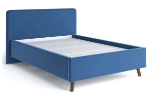 Кровать Ванесса 1,4м синий Столлайн