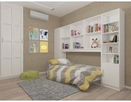 Шкаф-кровать Strada 18мм 140x200 Белый классический