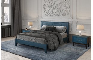 Кровать Грация-2 1,4м Сапфировый