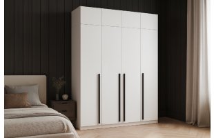 Шкаф с антресолью Бостон 1600 Белый