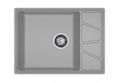 Мойка кухонная GRANFEST GF-V-680L серый