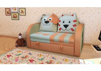 Детский диван Кот и Пес
