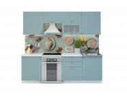 Модульная кухня Прованс 2,4м Голубой