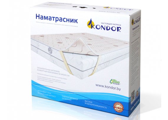 Наматрасник Kondor жаккардовый односторонний Mono 900x2000
