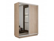 Шкаф-купе Экспресс-2 1600х2400х600 Сонома (ДСП/зеркало)