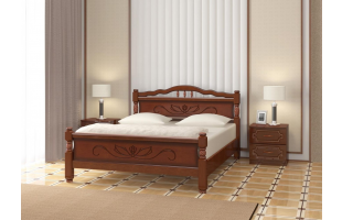 Кровать Карина-5 орех 900