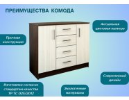 Комод К1000 2Д Венге/Лоредо