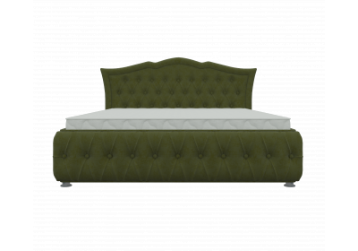Интерьерная кровать Герда 200 Микровельвет Зеленый