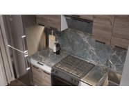 Готовая кухня Эра 1,8м Дуб горный/Белый (с газовкой)