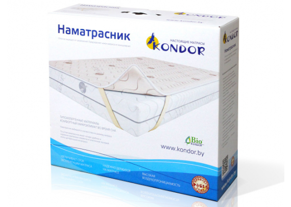 Наматрасник трикотажный односторонний Mono 1200х2000