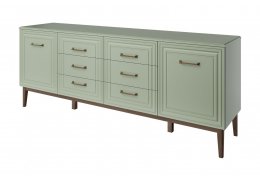 Комод Гориция 6 ящиков 2 двери Зеленый самшит