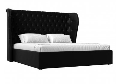 Интерьерная кровать Далия 160 Экокожа Черный