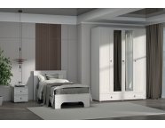 Кровать Алисия 0,9м Анкор светлый