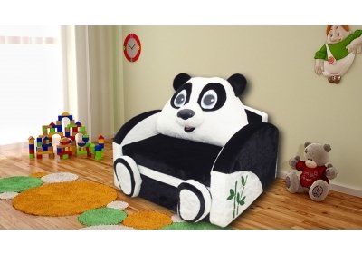 Детский диван Панда мех