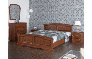 Кровать Елена 1,8 орех