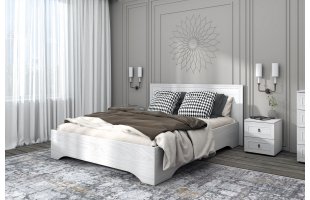 Кровать Алисия 1,6м Анкор светлый